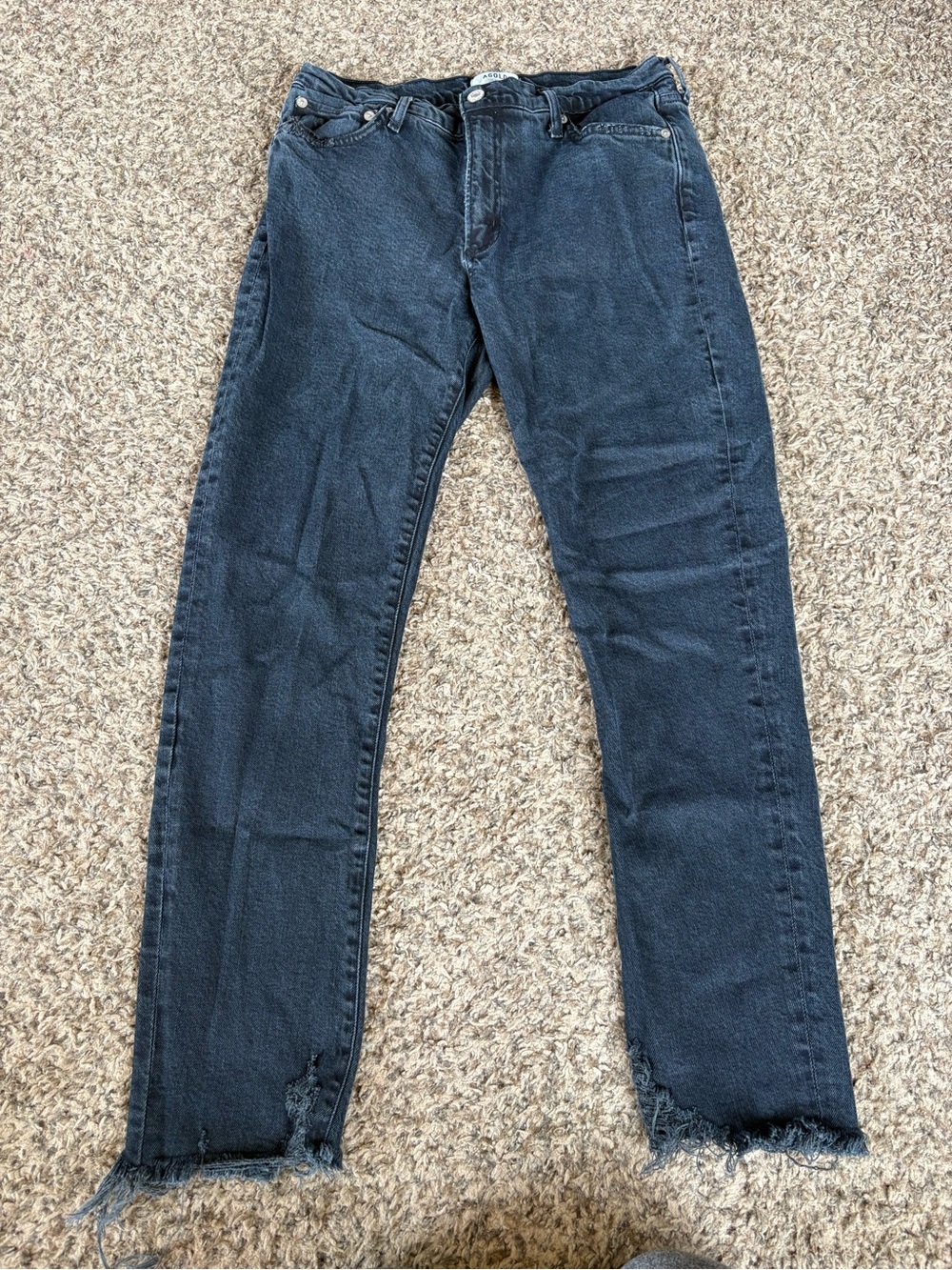 Agolde Toni Mid Rise Straight in Feral size 29
